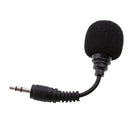 Professional 3.5mm Plug-In Condenser Microphones + Windscreen Sponge Sleeve