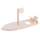 Unfinished Wood Wooden Sailboat Model for Kids Painting Craft Children Toys for Painting Wood Crafts