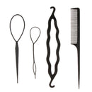 Women Twist Hair Bun Maker Donut Hairstyling Braid Holder Accessories Tool