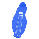 Men Women Plastic Foot Measuring Tool Shoe Gauge Ruler Fitting Device Blue 33.8x10.9x3.6cm