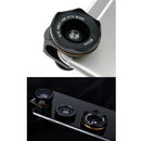 Cell Phone Camera Lens Kit-210 Degree Fisheye+ 0.6XWide Angle+ 15XMacro Lens