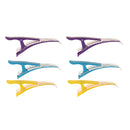 Yellow/ Blue/ Purple Pro Hairdressing Salon Hairpins Hairstyle Tool Set 6Pcs