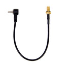 1PC Black CRC9 Plug to RP-SMA Female conversion line Pigtail Connector Adapter Cable New