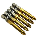 5pcs S2 Hex Shank Quick Release Magnetic Screwdriver Extension Bit Holders