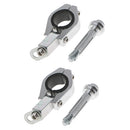 Off - road Motorcycles Insert Hand Guard Metal Clamp Mounting Kit with Bolts / Nuts Fit for Suzuki Honda Kawasaki 28mm 1 1/8inch