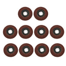 10 Pieces 100mm*16mm Zirconia Flap Disc Sanding Grinding Wheel