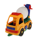 Colorful Mini Engineer Car Toy Assembly Concrete Mixer w/ Screwdriver Wrench