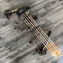 Plastic 5 Arrow Quiver Compound Bow Quick Lock Mounting Bracket Arrow Holder