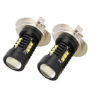 2pcs H7 60W Durable and Practical Fog Led Backup Bulbs White