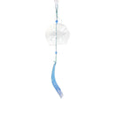 Snowflake Pattern Glass Church Bells Living Room Hanging Furin Wind Chimes