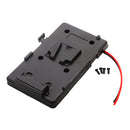 Power Supply Splitter BP Battery Contact Plate V-mount Plate Pack for Camera