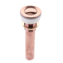 Home Kitchen Tools Durable Brass Faucet Pop Up Vessel Basin Sink Drain Stopper Rose Gold Small Bounce