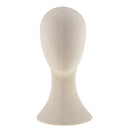 Canvas Block Head Set for Wig Display, Making and Styling, Mannequin Head Freestanding Hat Display Headband Scarf Holder