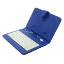 Wired Keyboard Flip 4.2''-6.5' 'Holster Case Cover Kickstand For Smsung HUAWEI HTC Micro USB Phone W/ OTG Navy