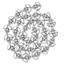 1 Yard Flower Leaf Rhinestone Applique Trim 1 Yard for Wedding Party Home Decor