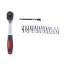 12 Pieces 1/4'' Socket Ratchet Wrench Sleeve Chrome Vanadium Steel Hand Tool