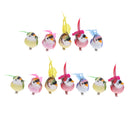12pcs Magpie Lifelike Artificial Feathered Foam Bird for Displays, Crafting and More