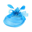 20s Gatsby Feather Fascinator Side Hat Wedding Ascot Race Hair Accessories