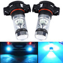 2x H16 2835 100W LED 8000K Iceberg Blue Fog Light Lamps Bulbs Conversion Kit