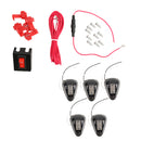 5pcs Car SUV 4X4 Truck Off Road Exterior Roof Upper Top Decor Marker Light Running Lamps Set