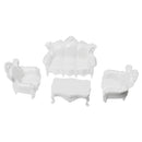 1:50 Scale Plastic Living Room Scenery Model kit Sand Table Mold Crafts Toy