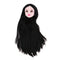 1/4 BJD Ball Jointed Doll Head Sculpt and Black Hair Body Parts for OB Kurhn MSD DOD Replacement Body Parts