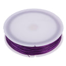 40m Length 0.5mm Diameter Iron Wire Thin Iron Line for DIY Model Making & Binding Purple
