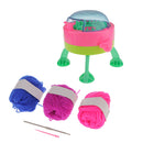 Kids Spaceship Smart Weaver Knitting Loom Sock Scarf Hat Gloves Knitter Toy