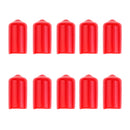 10 Pieces Snooker Billiard Cue Tip Rubber Protector Red