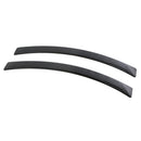 Pair Car Fender Flares Arch Wheel Eyebrow Strip Protector Trims Carbon Fiber
