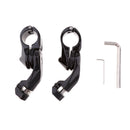 1 1/4" Adjustable Highway Short Angled Foot Peg Mount Kit For Harley Touring