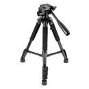360 Degree Complete Tripod for Phone DSLR Camera Camcorder DV Recorder with 4 Section Column Leg 1470mm Max Height 2KG Load Capacity