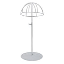 Durable Freestanding Hat Cap Display Rack Holder Organizer Stand White