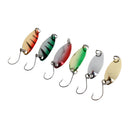 6pcs Fly Fishing Sequins Lure Bait Set for Perch Herring Topwater Fishing