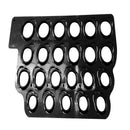 Plastic Ring Sizer Construction Finger Gauge Ring Measurement Jewelry Tool Black