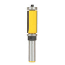 1/2 inch Shank Flush Trim Router Bit Top Bottom Bearing Trimmer Woodworking DIY Wood Template Cutter