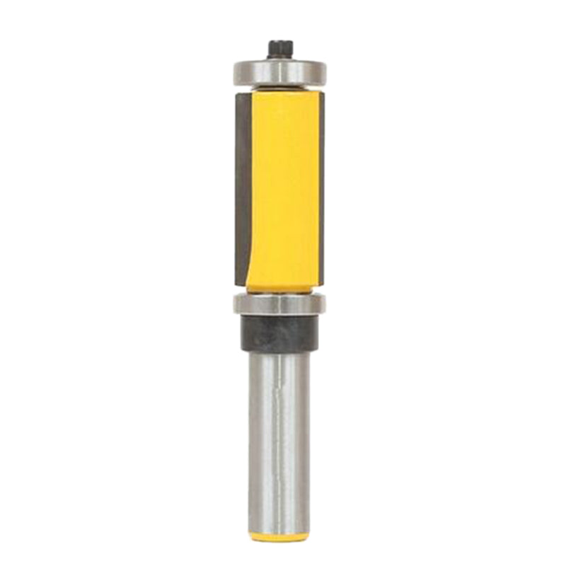 1/2 inch Shank Flush Trim Router Bit Top Bottom Bearing Trimmer Woodworking DIY Wood Template Cutter