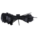 100Piece150mmx4mm Nylon Cable Zip Ties Heavy Duty Self Locking Durable Black