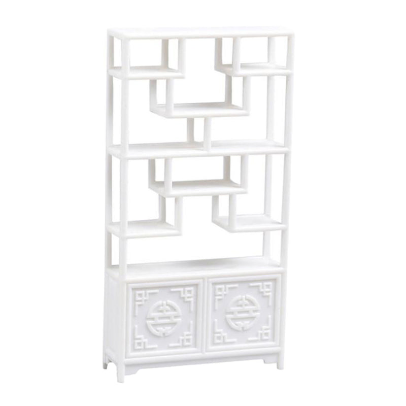 1/25 Scale DIY Chine Style Furniture Shelf Model for Home Table Decoration