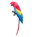 Feather Parrot Animal Kid Toy Bird Lawn Figurine Ornament Home Garden Decoration, Outdoor Statues