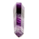 1pc Crystal Purple Fluorite Six Edges Point Natural Stone Home Desk Ornament