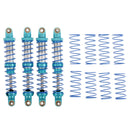 4x Blue Metal Front Rear Shock Absorber Damper for 1/10 Traxxas RC4WD RC Car