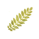 12 Pieces Filigree Leaf Branch Charm Pendant Jewelry Making Findings Gold