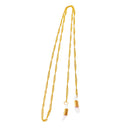 Stainless Steel Eyeglass Sunglasses Holder Cord Glasses Chain Gold