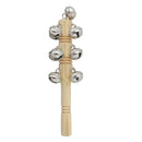 Lightweight Wooden Hand Bell Hand Rhythm Percussion Toy for Children