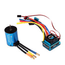 Metal 3650 5200KV Brushless Motor & 80A ESC for 1/10 RC Car Cralwer Accessories Kit