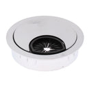 1 Piece of Cable Entry Cap 50mm Zinc PC Computer Desk Hole Cover Grommet - Gray