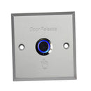 Door Exit Button Switch Plate With LED Light Indicator for Home Office Access Control System 86x86x44mm