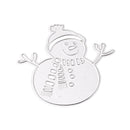 smile snowman DIY Cutting Dies Embossing Stencil Snowman Scrapbooking Card Making Gift family card accessories holiday card making tools 7x6.5cm