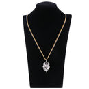 Fashion Crystal Dimante Pendant Necklace Wedding Bride Party Prom Dress Up